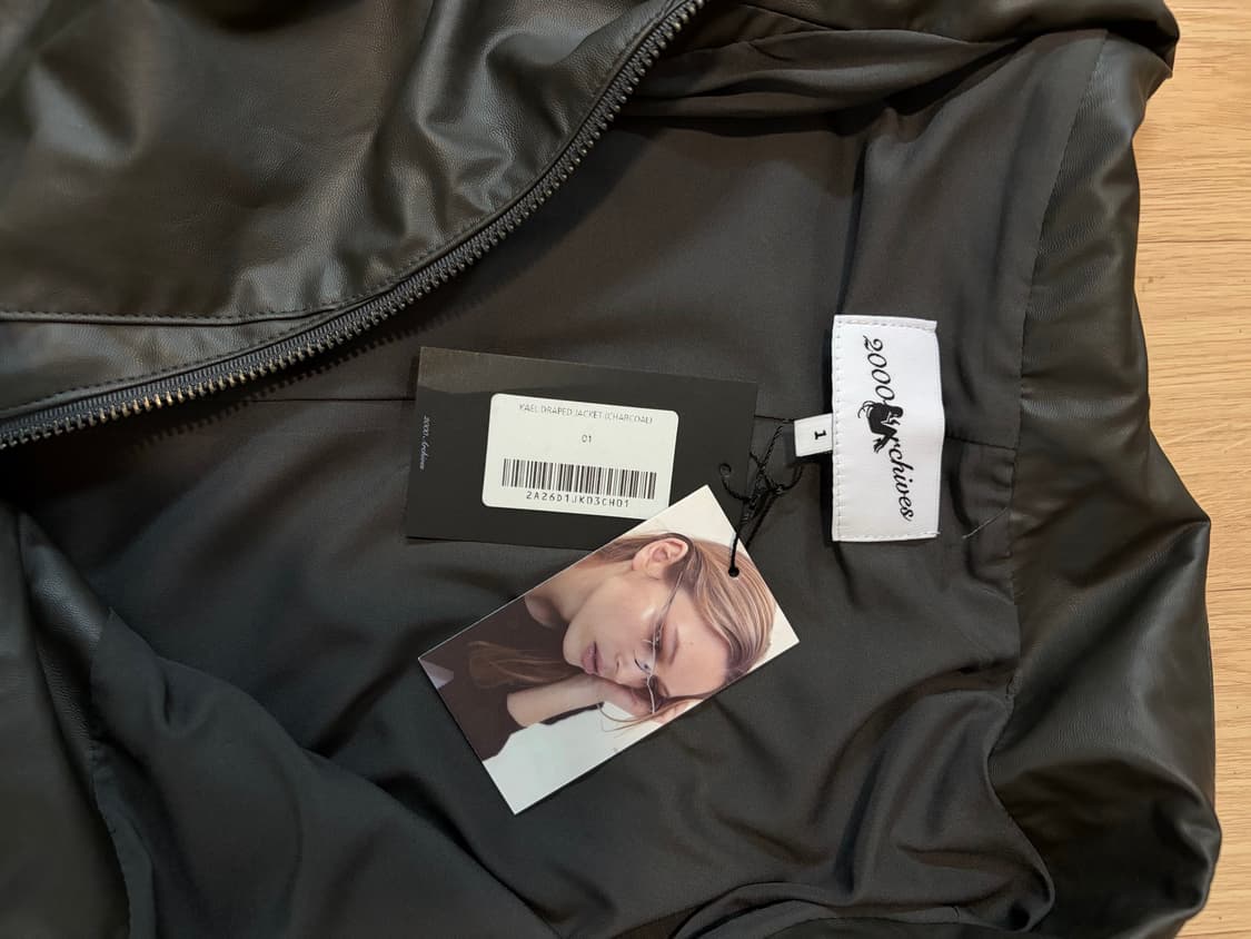 2000아카이브스 KAEL DRAPED JACKET 상품이미지2