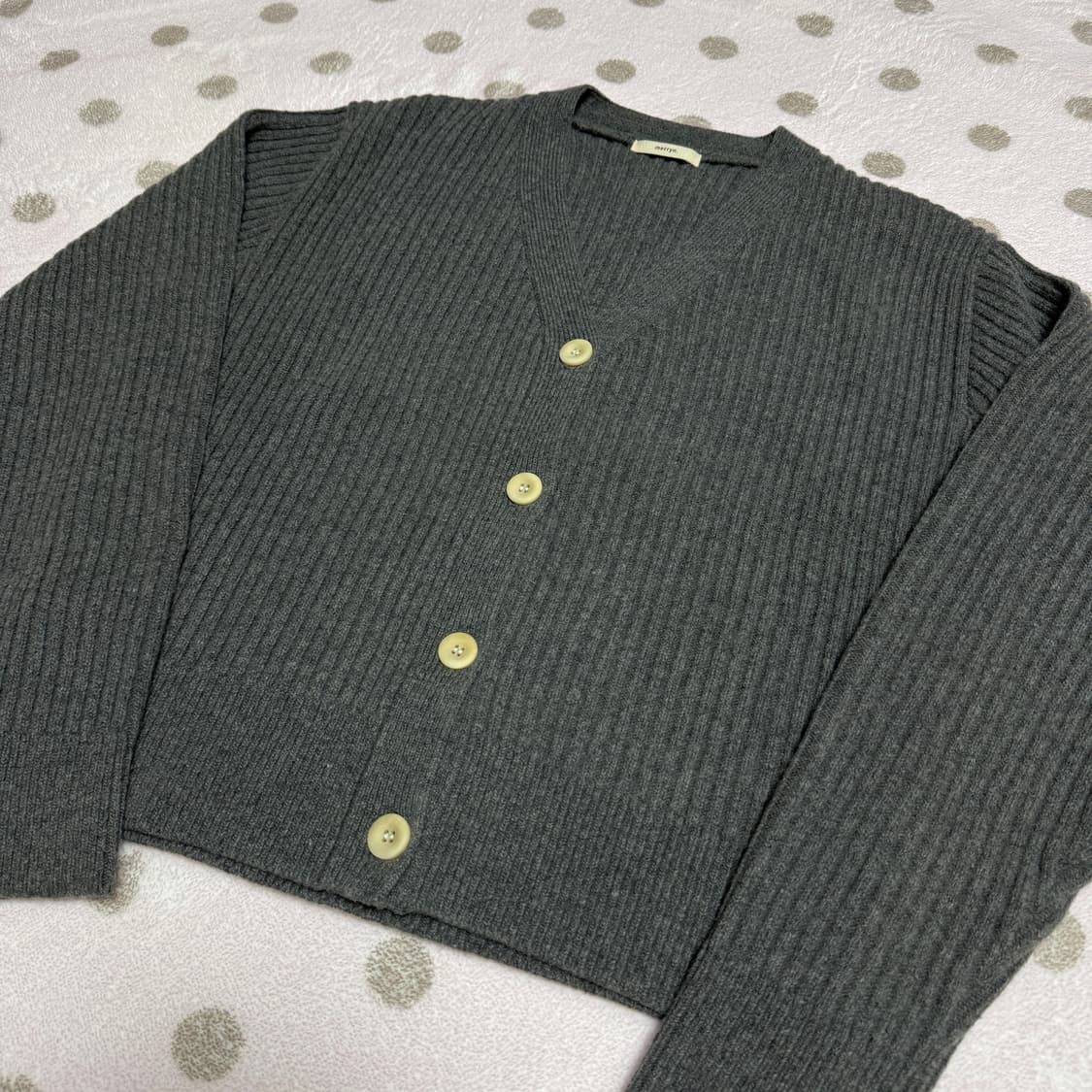 메리앤 뮤즈가디건 차콜그레이 상품이미지3