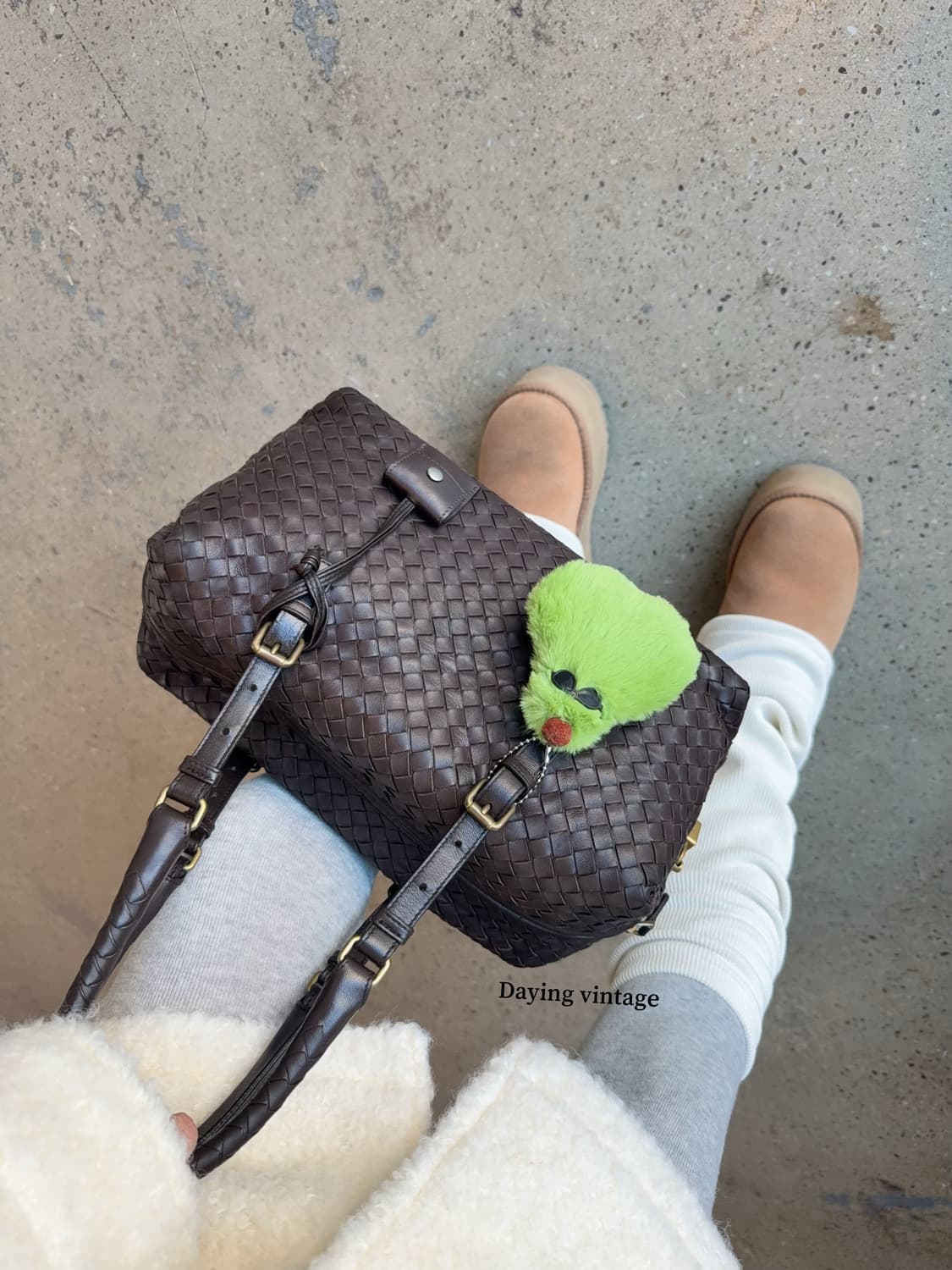 보테가 베네타 인트레치아토 보스턴백 상품이미지5