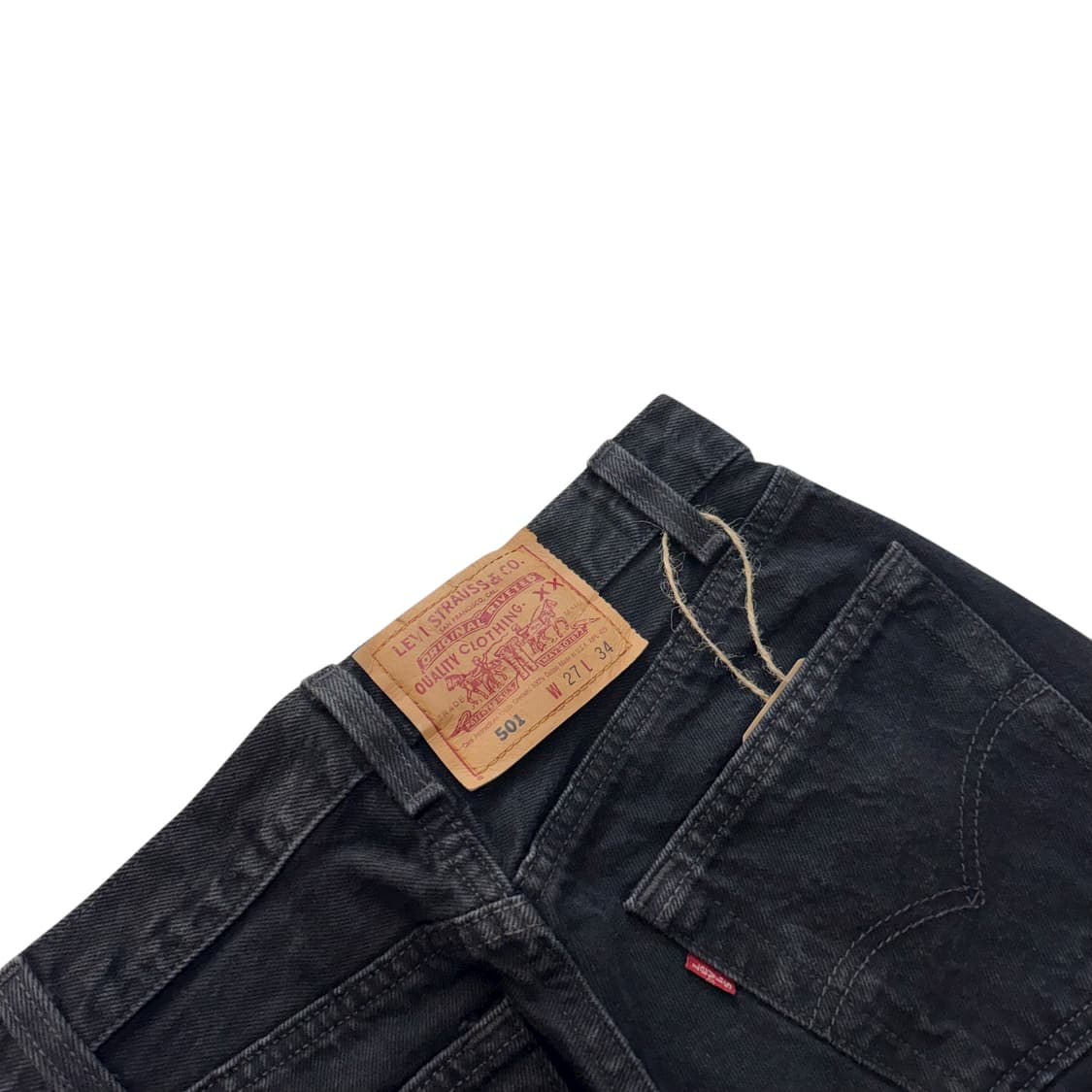 [26.5] 90's 리바이스 501 블랙진 데님 [lv1059] 상품이미지8
