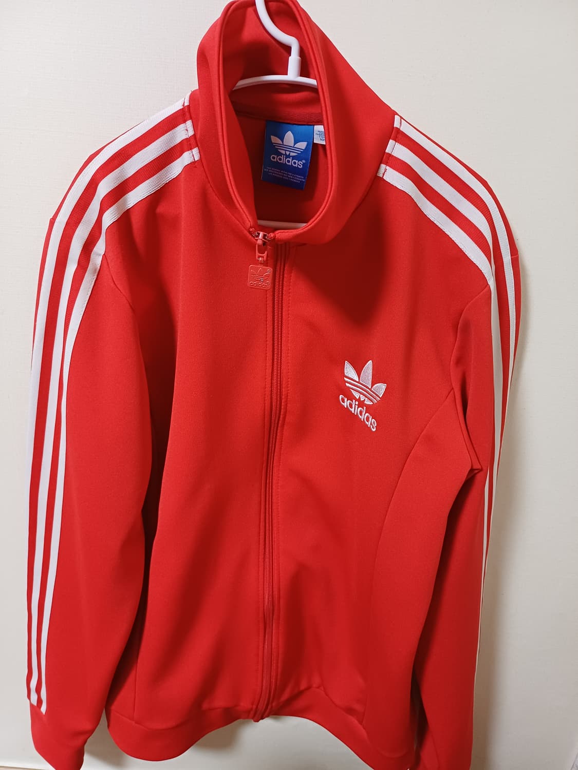 아디다스 빨간색 삼선 져지 105 상품이미지1