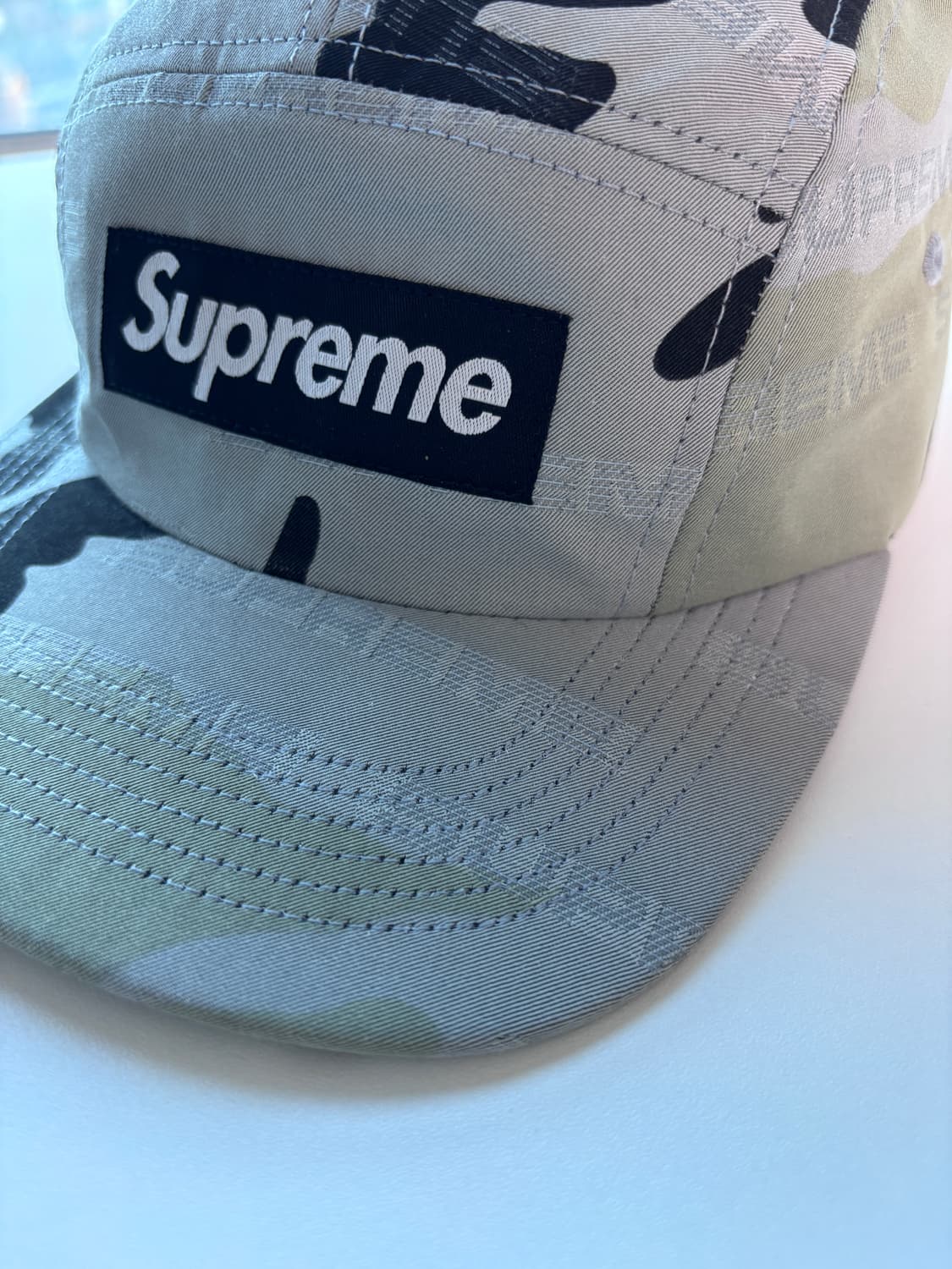 Supreme 카모 캠프캡 민트 상품이미지4