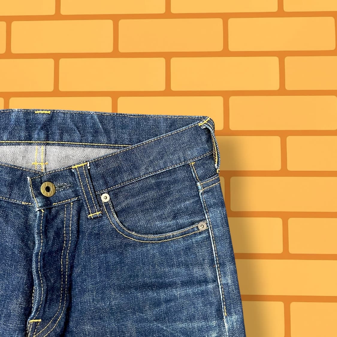 재팬 블루 셀비지 데님 팬츠 (31) 상품이미지3