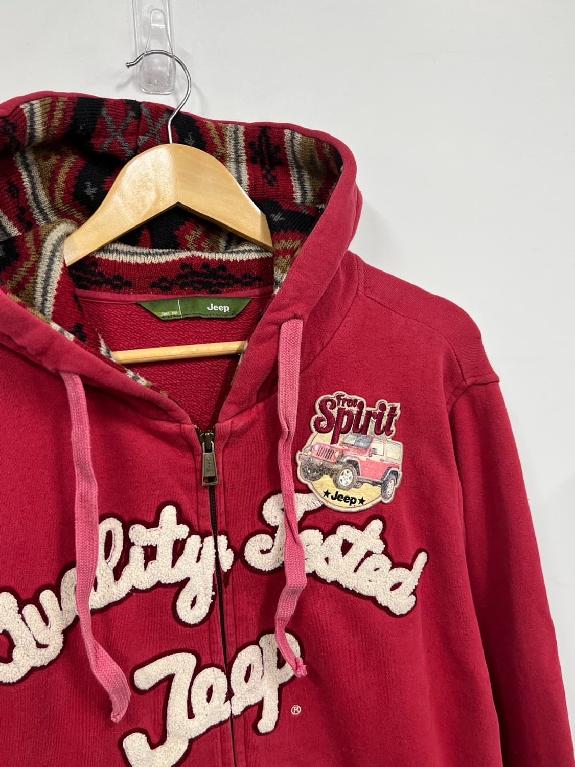 Jeep 지프 Y2K 빈티지 풀 후드집업 상품이미지2