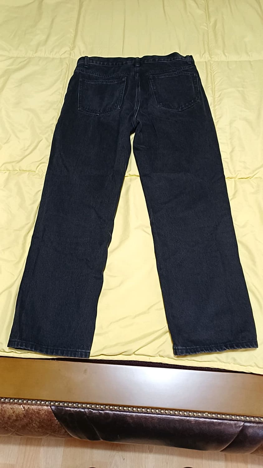 무신사 워시드블랙진 34인치 기장106 상품이미지4