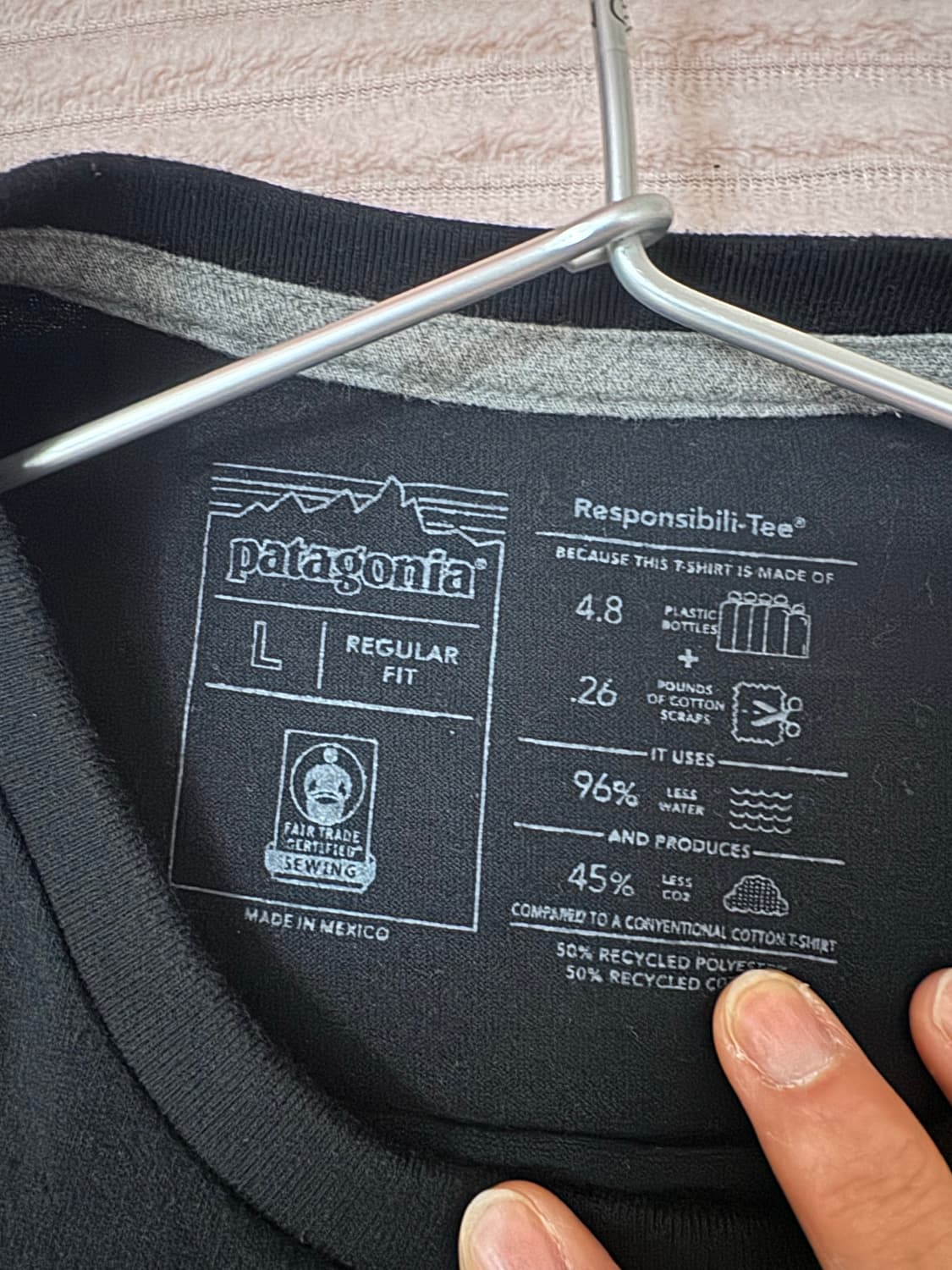 Patagonia 파타고니아 반팔 티셔츠 (블랙) 상품이미지6