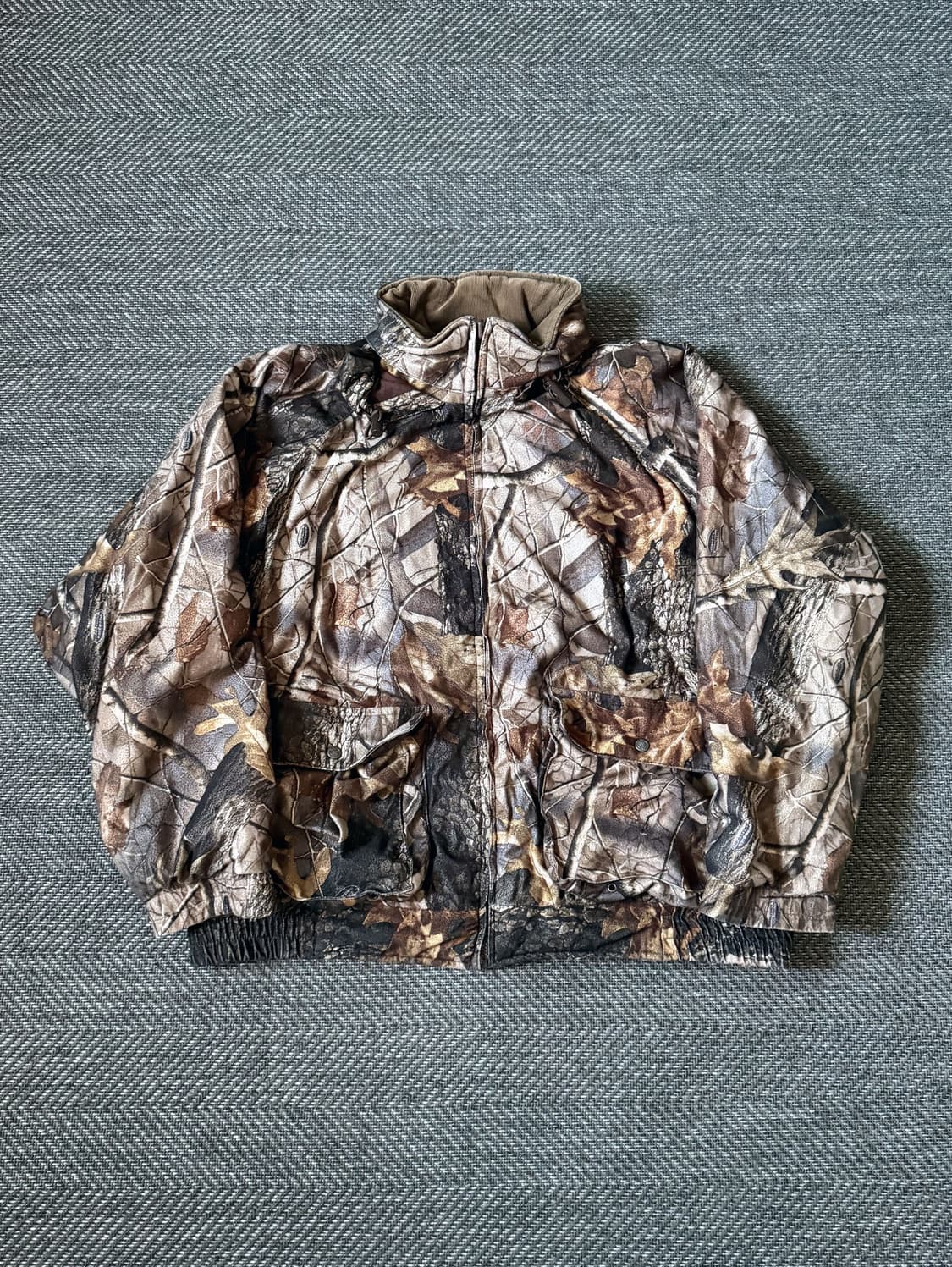 울리치 리버시블 리얼트리 올리브 점퍼 자켓 (110) 상품이미지1