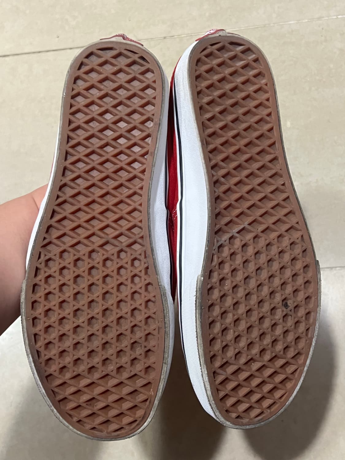 반스 어센틱 뮬 - 레이싱 레드:트루 화이트 상품이미지2