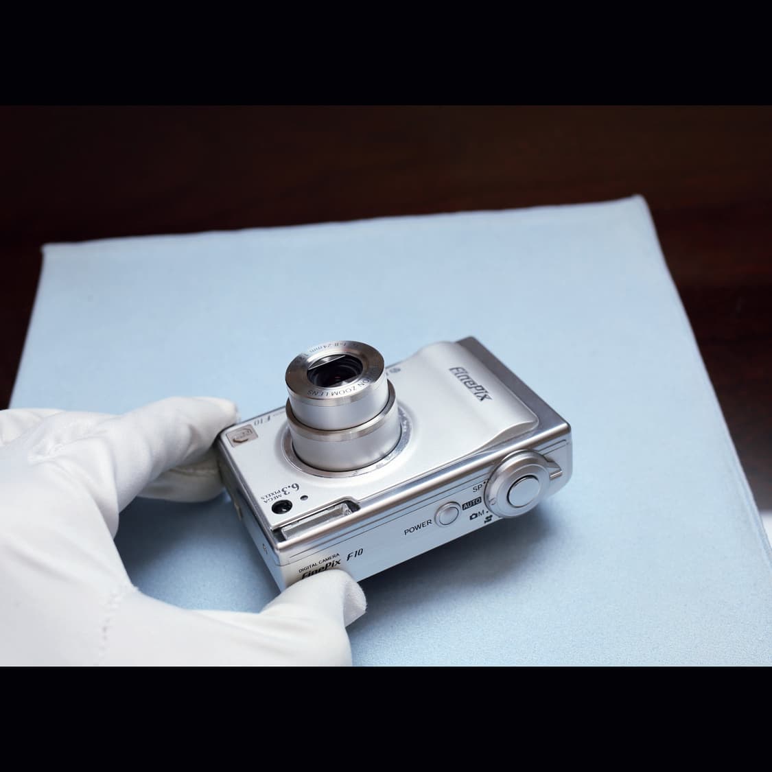레어<A+급><한글> 파인픽스 f10 실버 빈티지 디카 상품이미지6