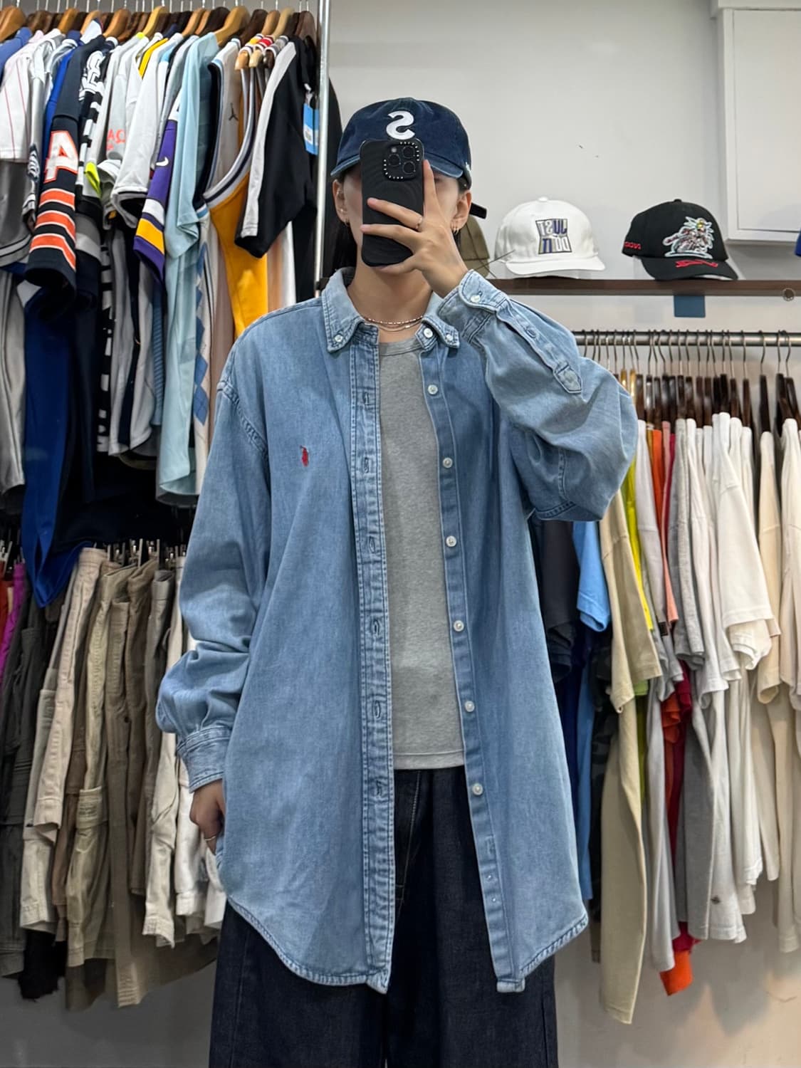 00s 폴로 랄프로렌 데님셔츠 상품이미지4