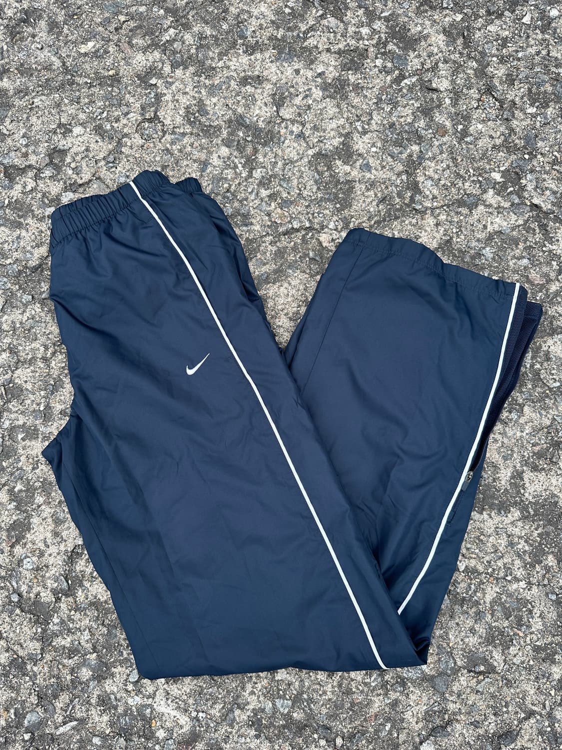 나이키 네이비 트랙 지퍼 팬츠 상품이미지1