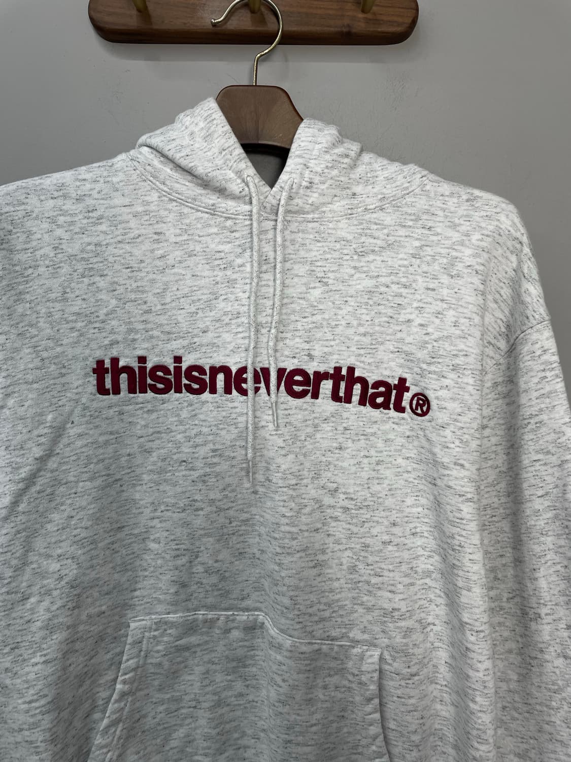 디스이즈네버댓 라이트 헤더 그레이 후드티 H1014 상품이미지3