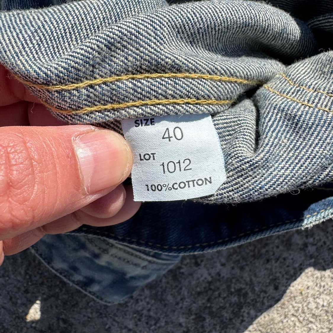 [L] Lee 44모델 101j 1세대 데님 자켓 상품이미지7