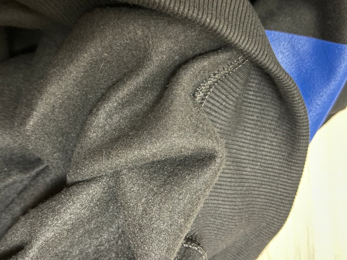 The Salvages 더 셀비지스 엠블럼 후드 블랙 상품이미지6