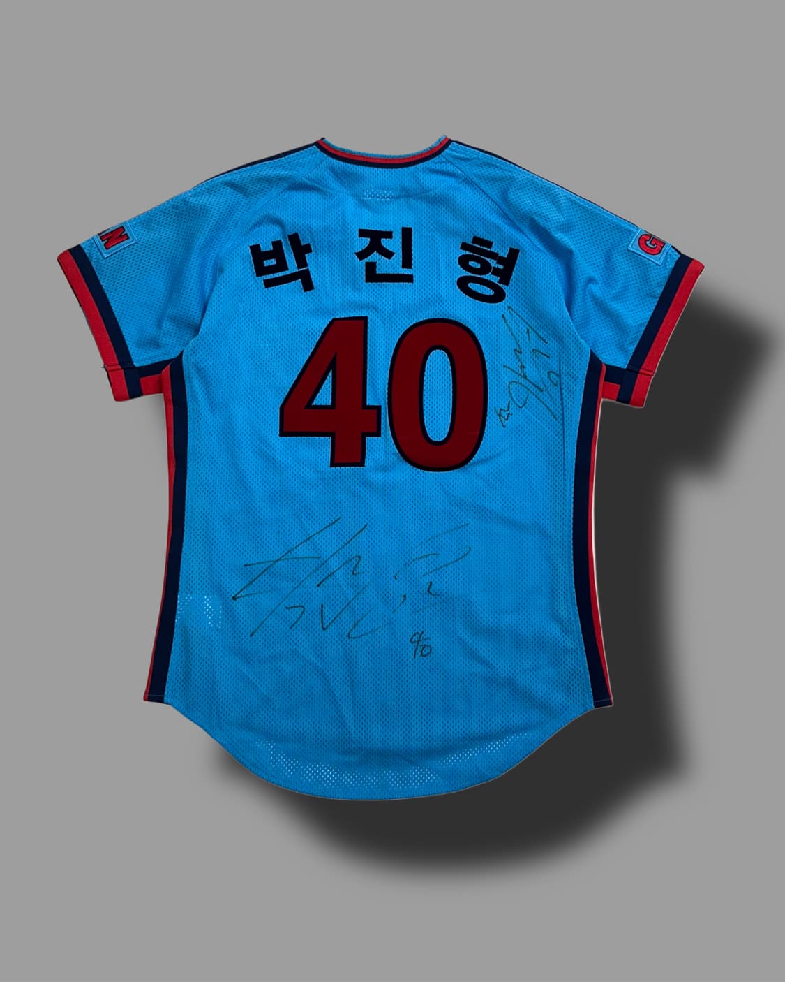 롯데 자이언츠 박진형 싸인 반팔 유니폼 90 상품이미지4