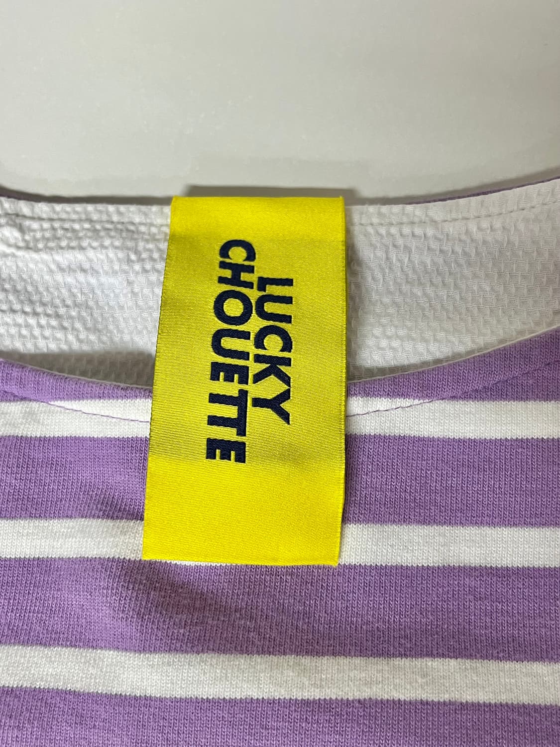 38) 럭키슈에뜨 보트넥 스트라이프 티셔츠 상품이미지4