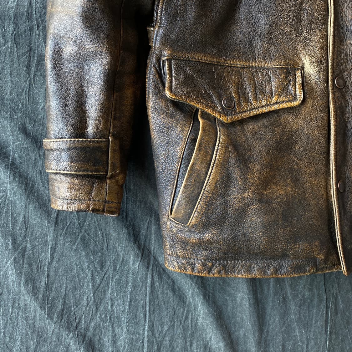 Harley-davidson cowhide jacket 상품이미지3