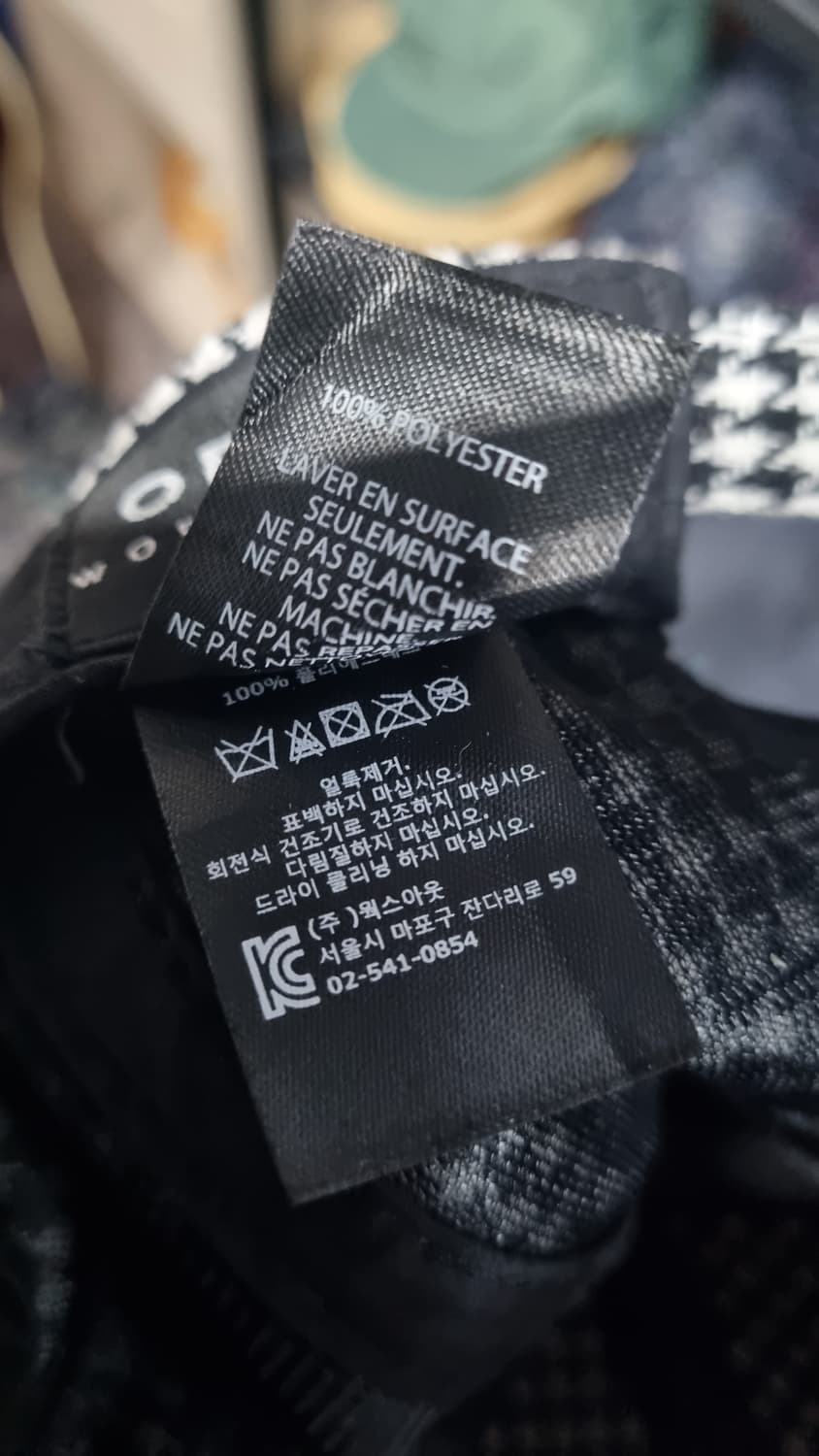 오베이) OBEY 로고 볼캡 공용 프리 원사이즈 상태10/9 상품이미지5