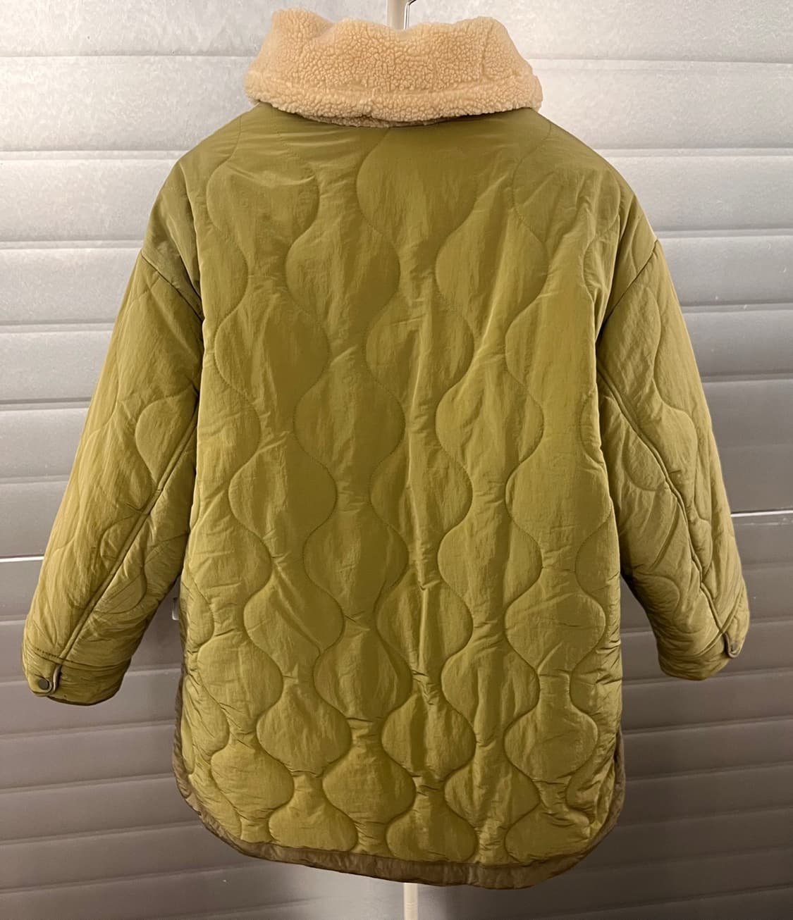 라퍼지 스토어 리버시블 플리스 무톤 퀼팅 점퍼 M 상품이미지7