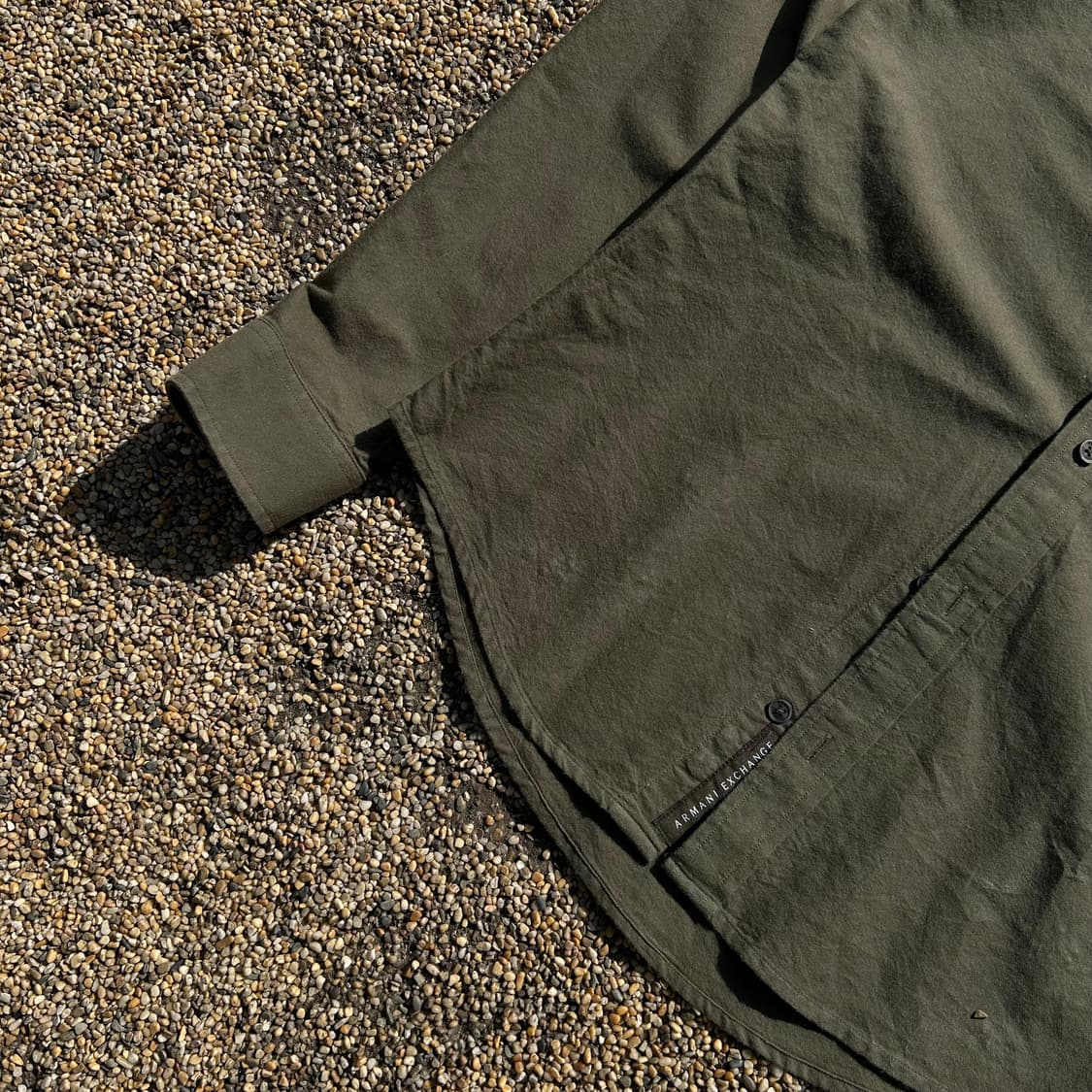 아르마니 익스체인지 올리브 셔츠 상품이미지3