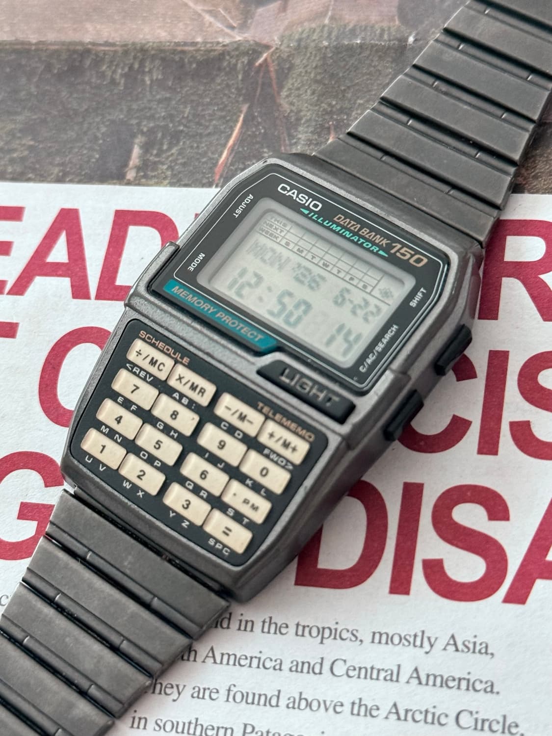 Casio 카시오 데이터 뱅크 DBC-150 1990 상품이미지4