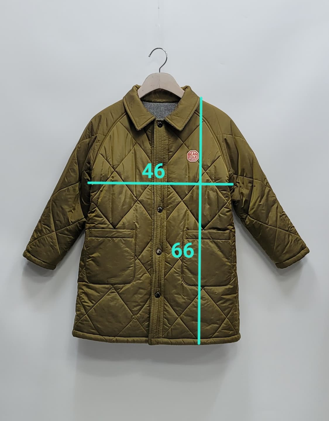 빈폴 키즈 리버서블 퀼팅 자켓 모직 코트 / 아동 130 상품이미지9