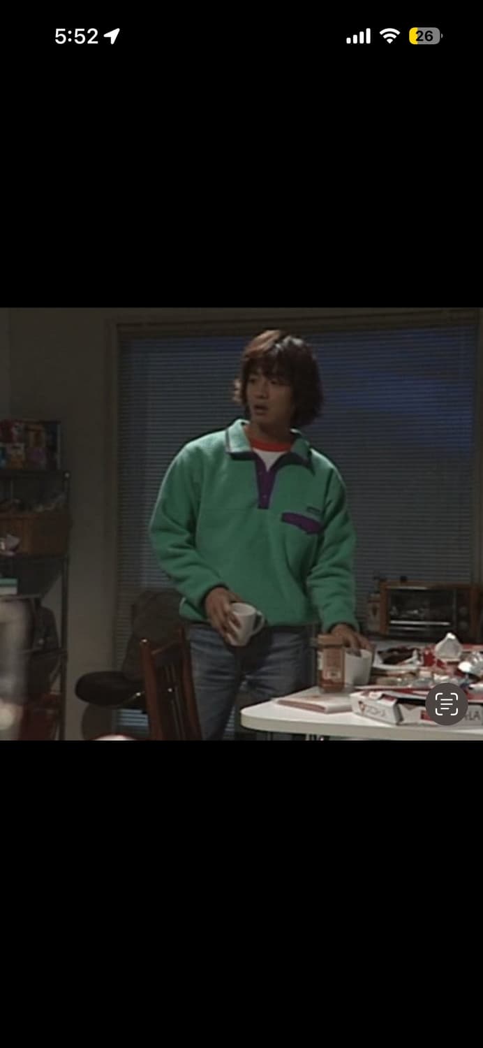 LL Bean 엘엘빈 플리스 후리스 풀오버 그린 L사이즈 새상품 상품이미지4