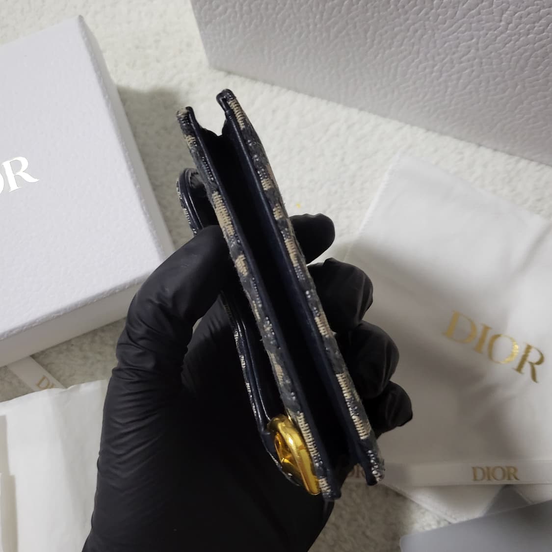 [풀구성] 디올 오블리크 새들 카드지갑  상품이미지7