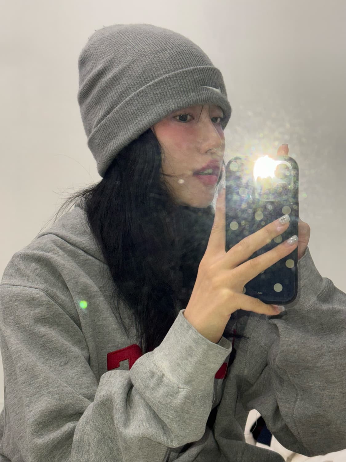 나이키 그레이 비니 상품이미지1