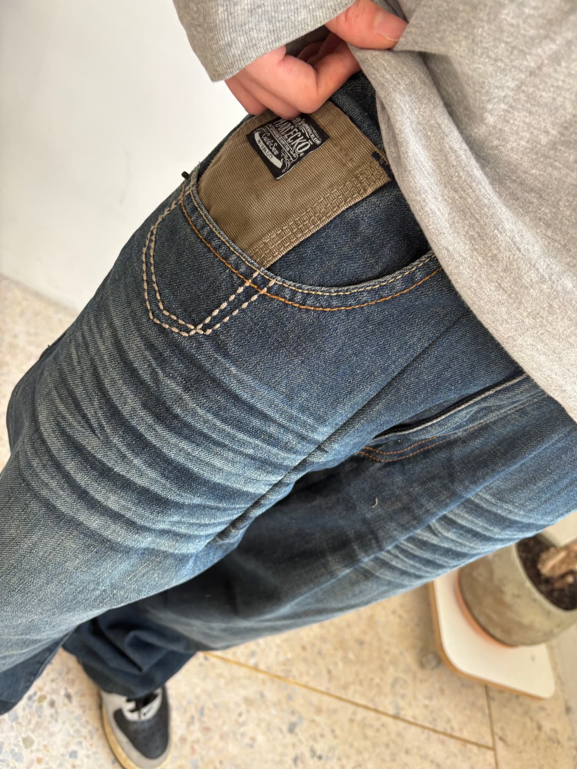 90s’빈티지 자수 힙합팬츠 상품이미지4