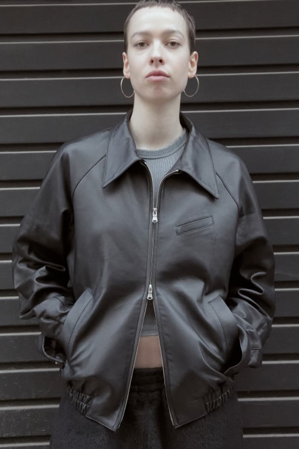 [001] Appendix leather blouson(A4) 구매 상품이미지1