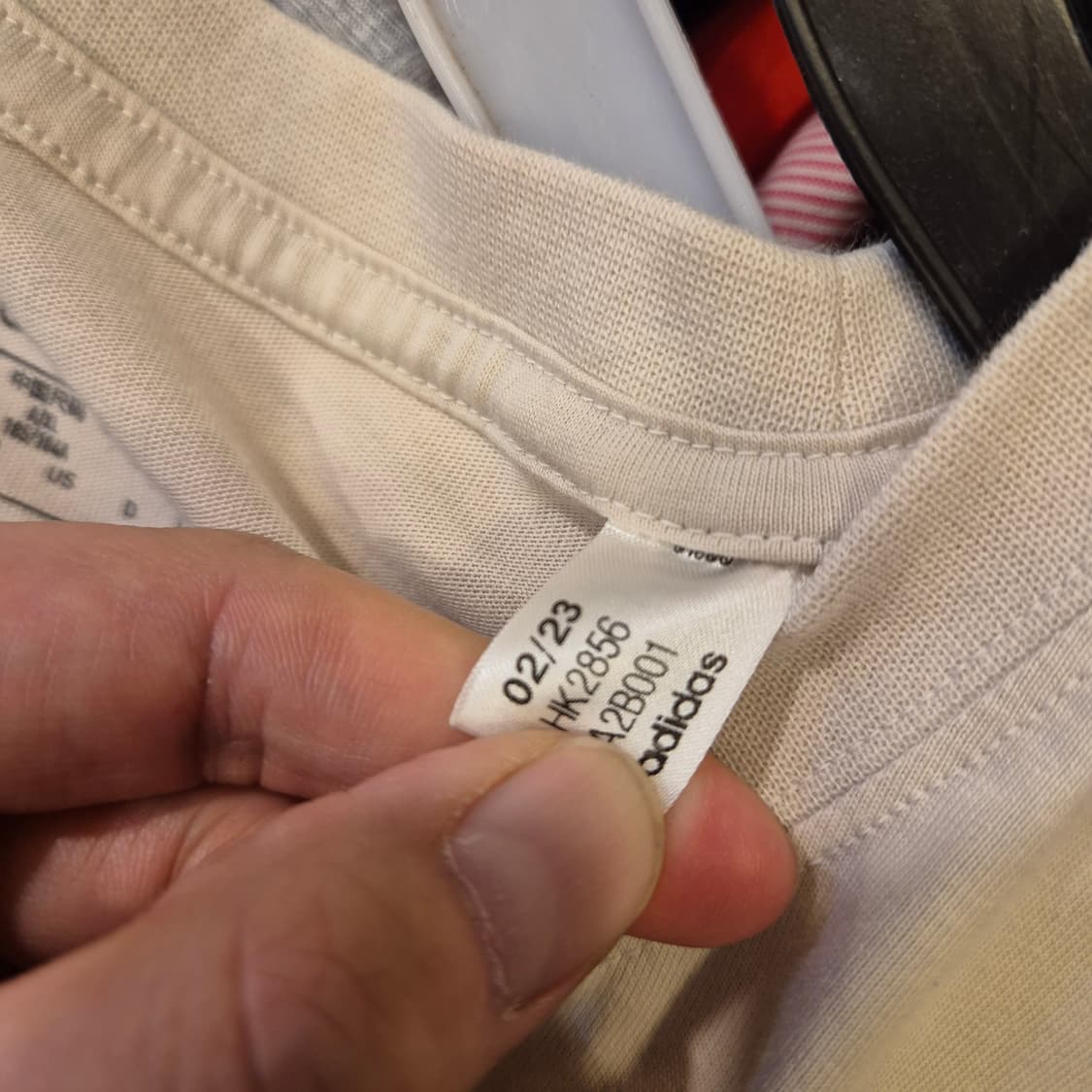 2XL 아디다스 베이지 반팔티셔츠  상품이미지4