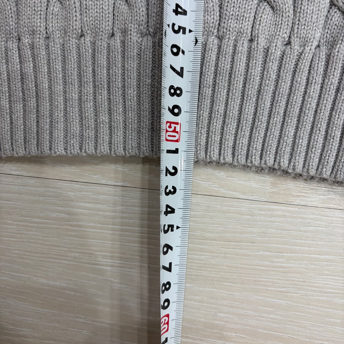 폴로 랄프로렌 여자 여성 우먼스 브이넥 케이블 니트 xs 상품이미지4