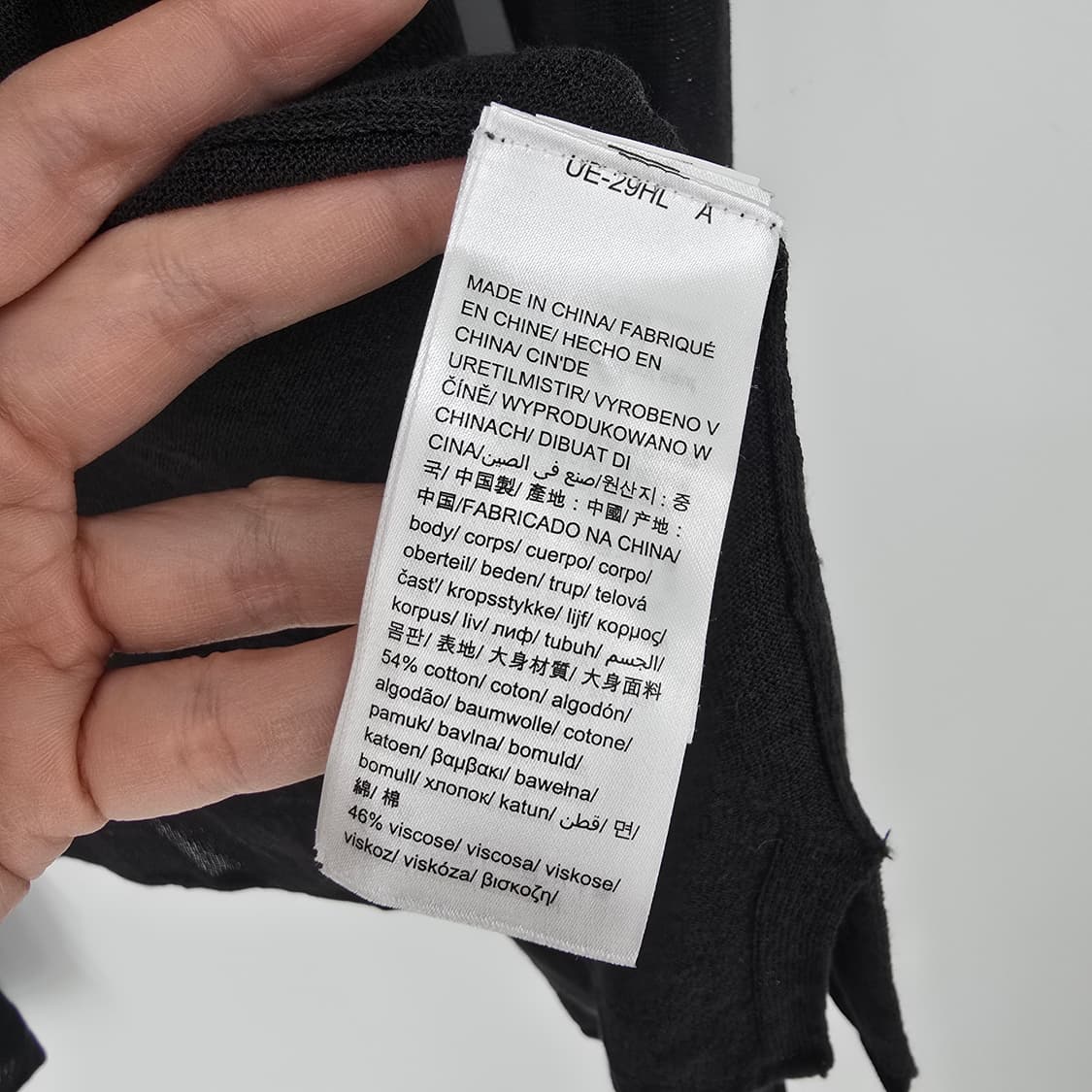 캘빈클라인 y2k 레이어드 블랙 롱 가디건 상품이미지5