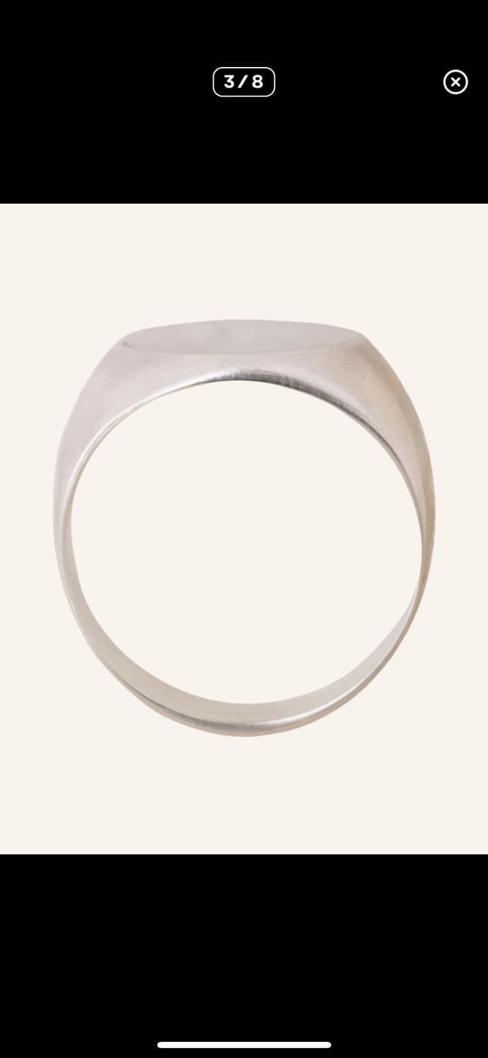 jil sander 925 silver ring (m) 상품이미지3
