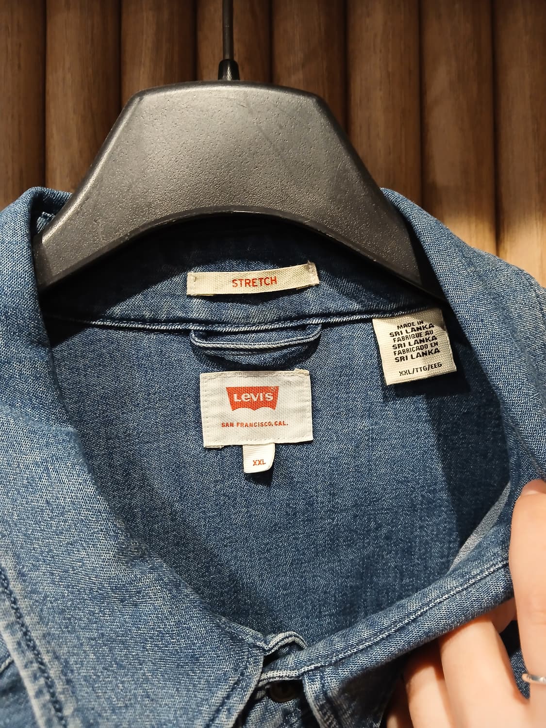 무배) 리바이스 웨스턴 데님셔츠 - XXL 상품이미지2