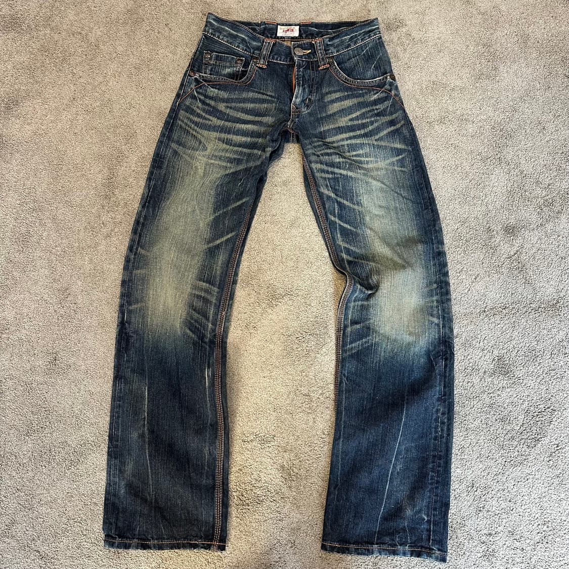 에드윈 424XVS 빈티지 워싱 데님 팬츠(28) 상품이미지10