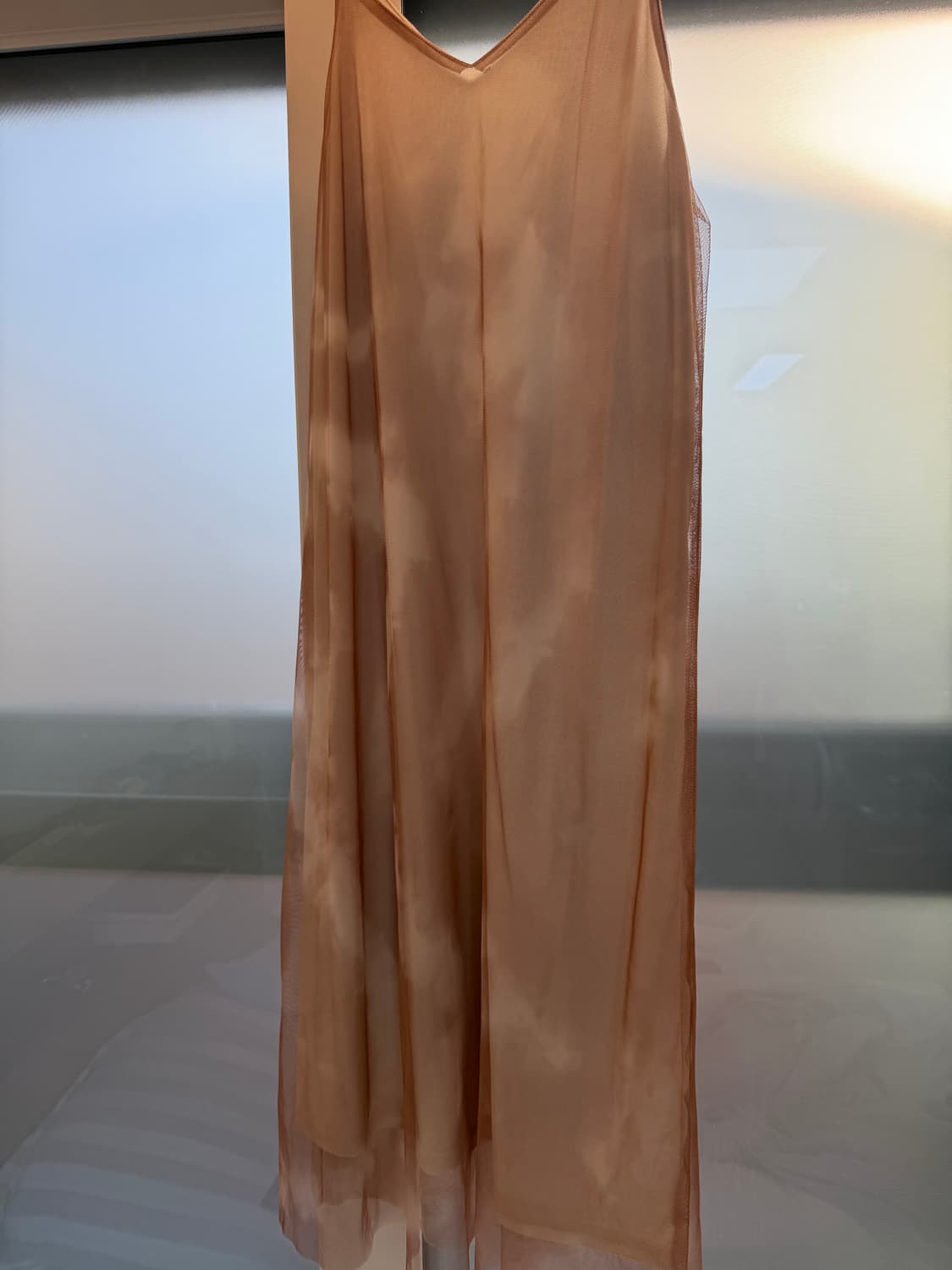 나염 매쉬 레이어드 원피스 상품이미지2