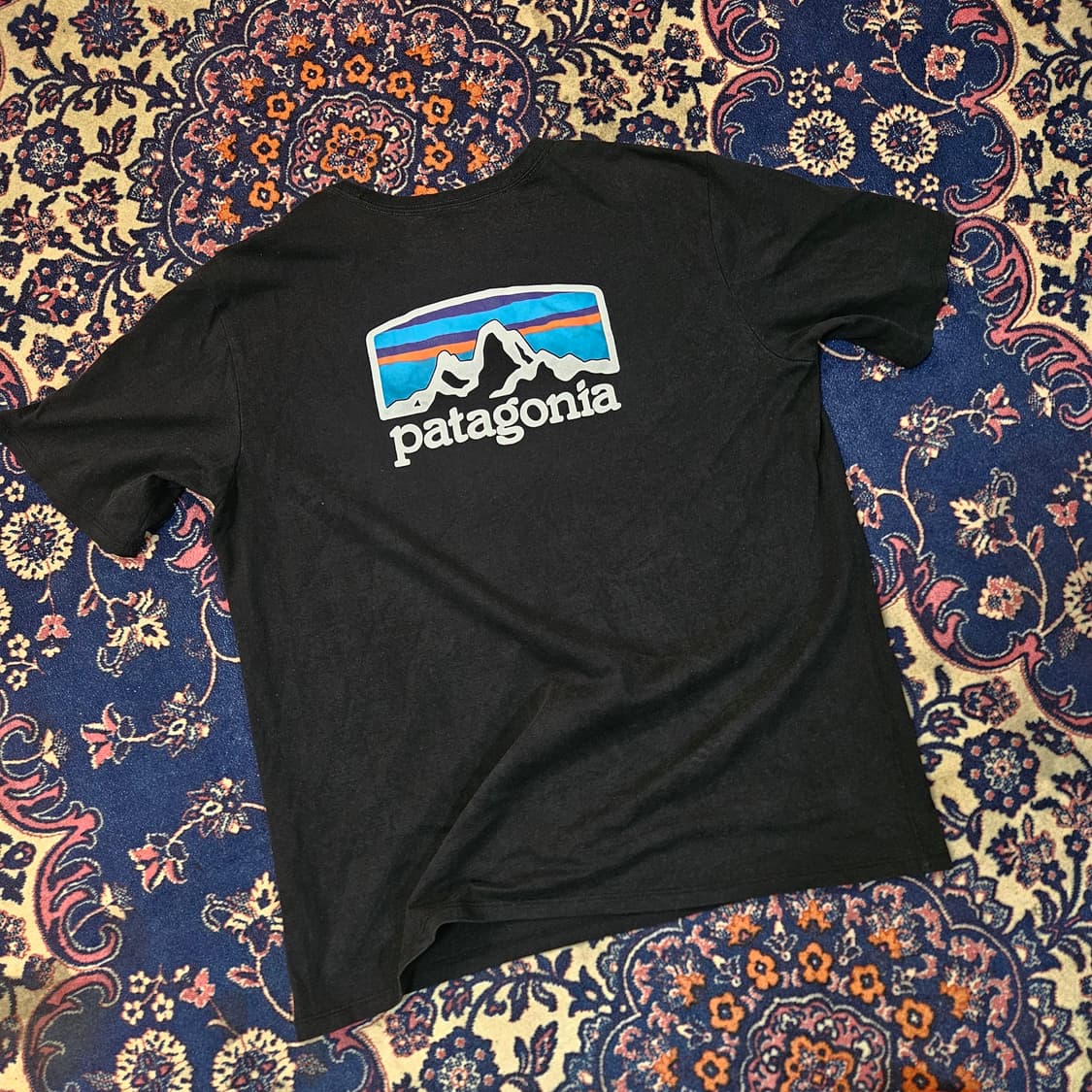 파타고니아 시그니쳐 백로고 빈티지 반팔티셔츠 상품이미지1