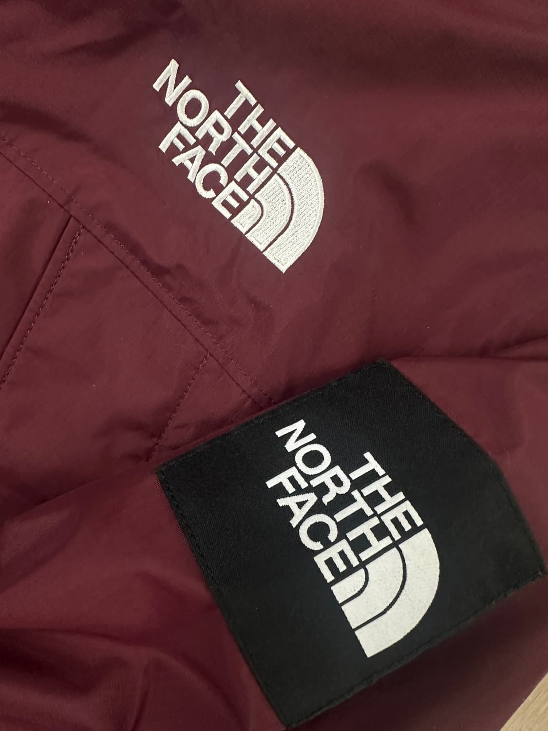노스페이스 바람막이 버건디 희귀색 상품이미지5