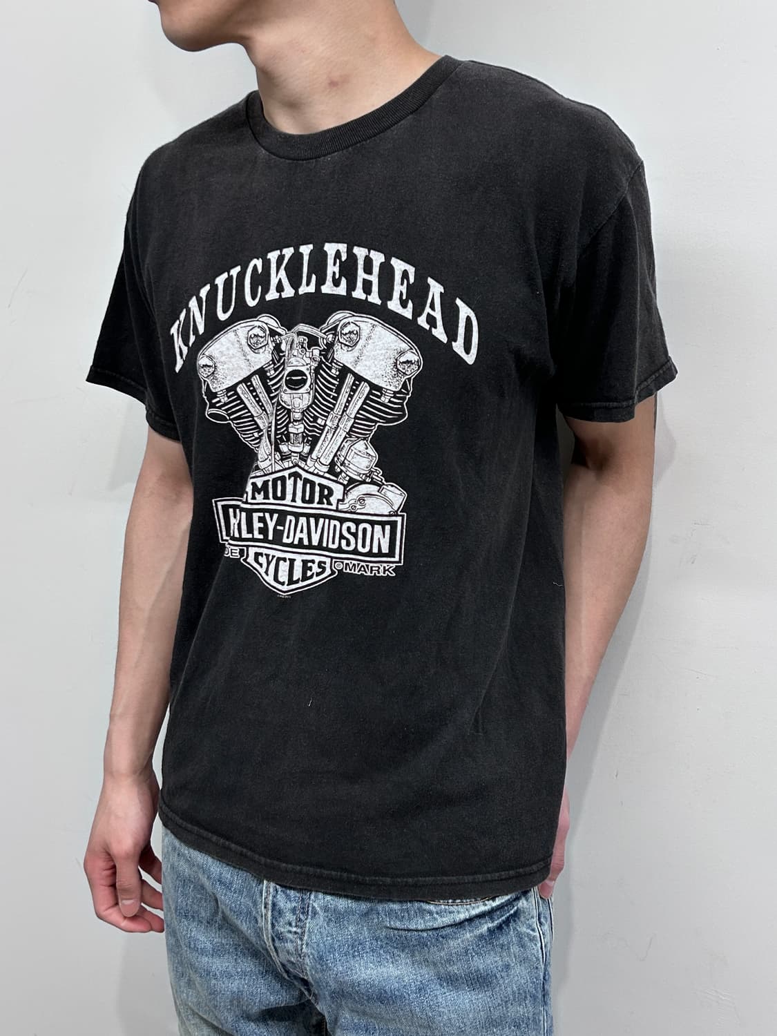 할리데이비슨 너클 헤드 그래픽 티셔츠 상품이미지1