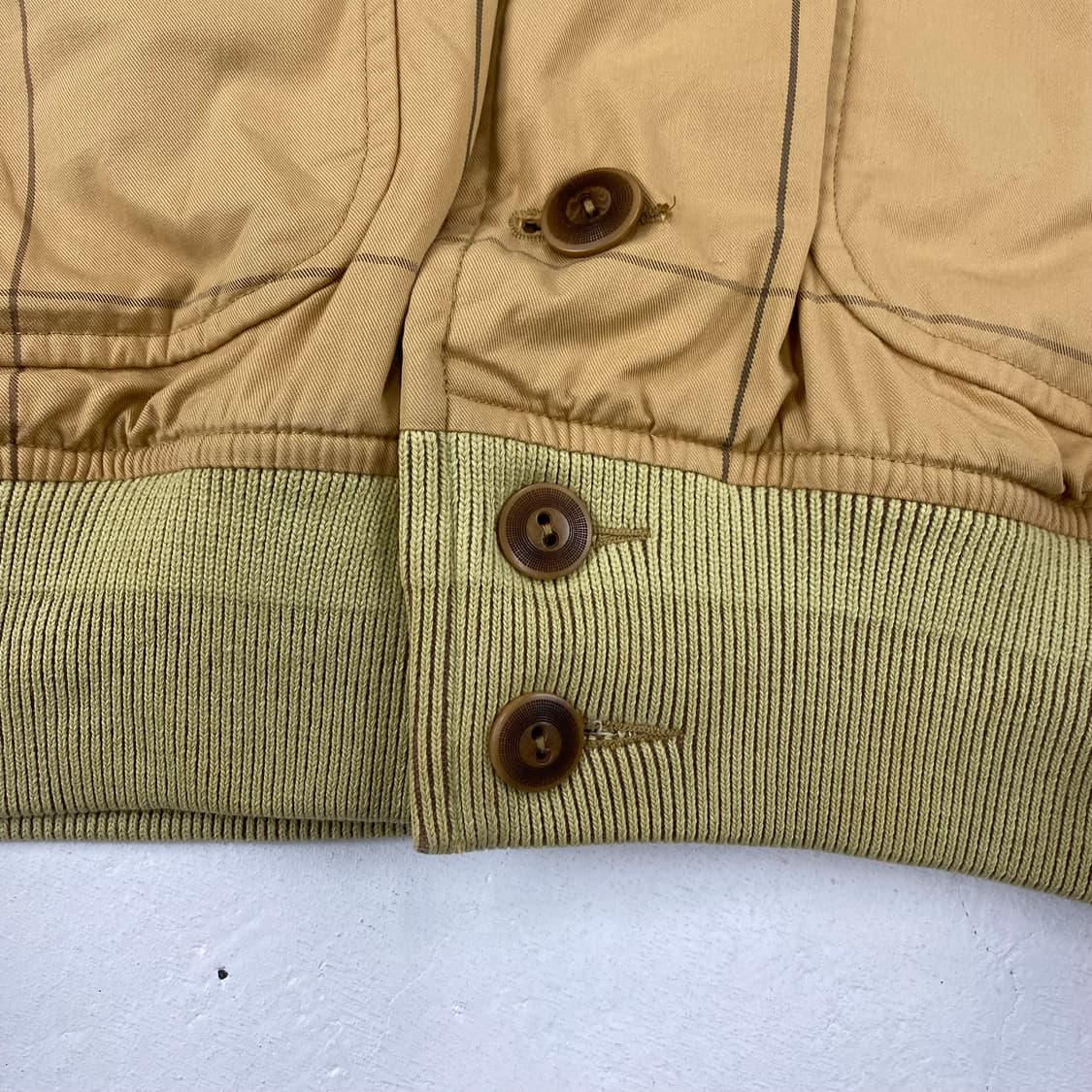 90s 폴로 베이포트 윈도우페인 체크 자켓 (100) 상품이미지6