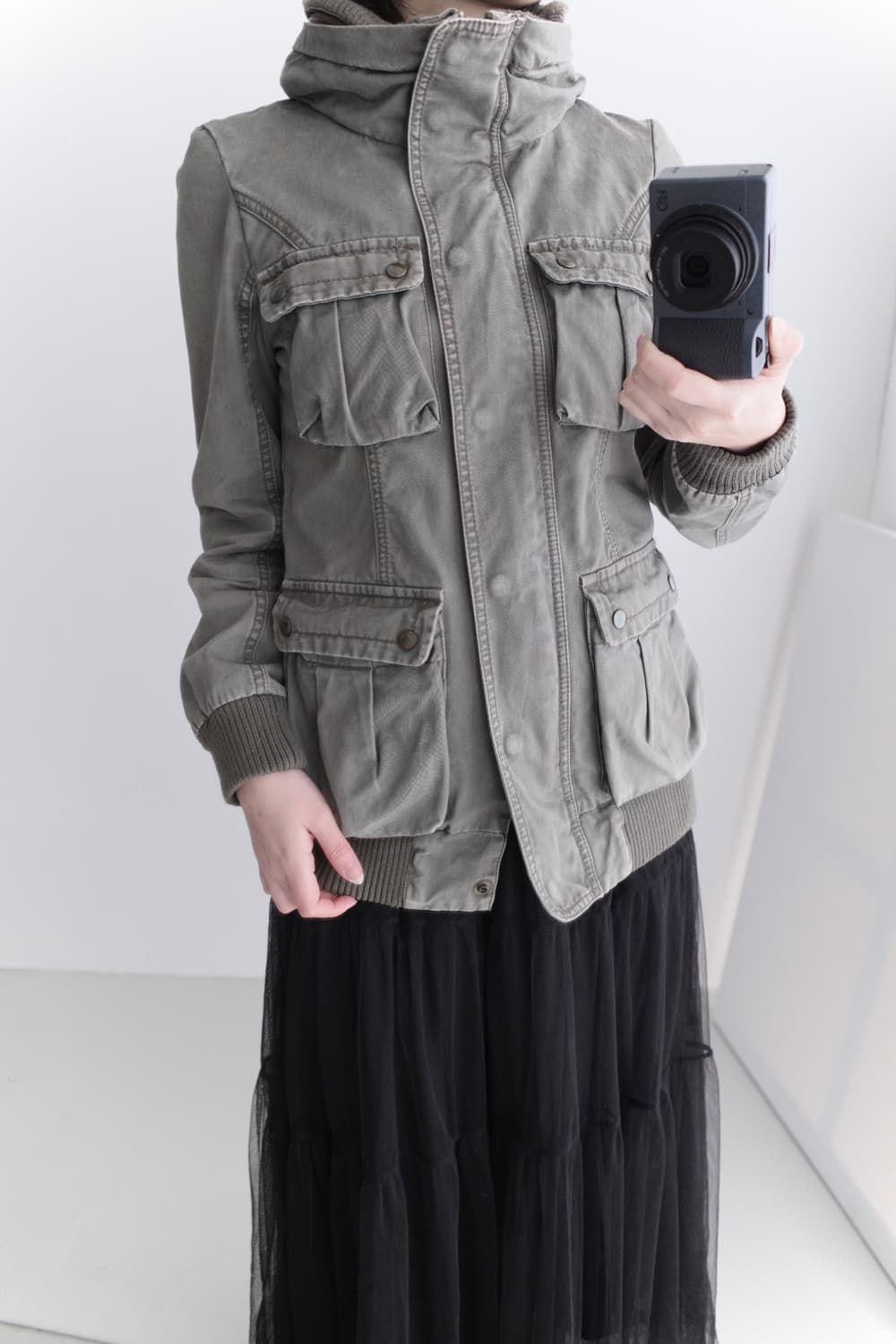 cargo pocket hood jacket 상품이미지5