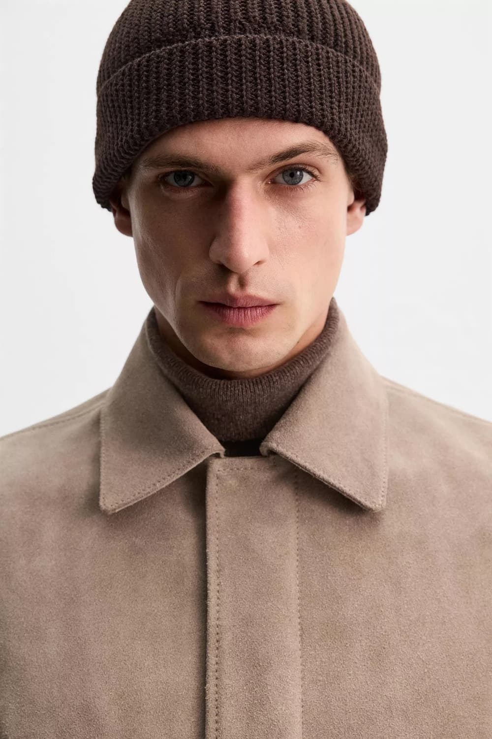 자라 오리진 스웨이드 레더 점퍼 가죽 자켓 L 상품이미지5