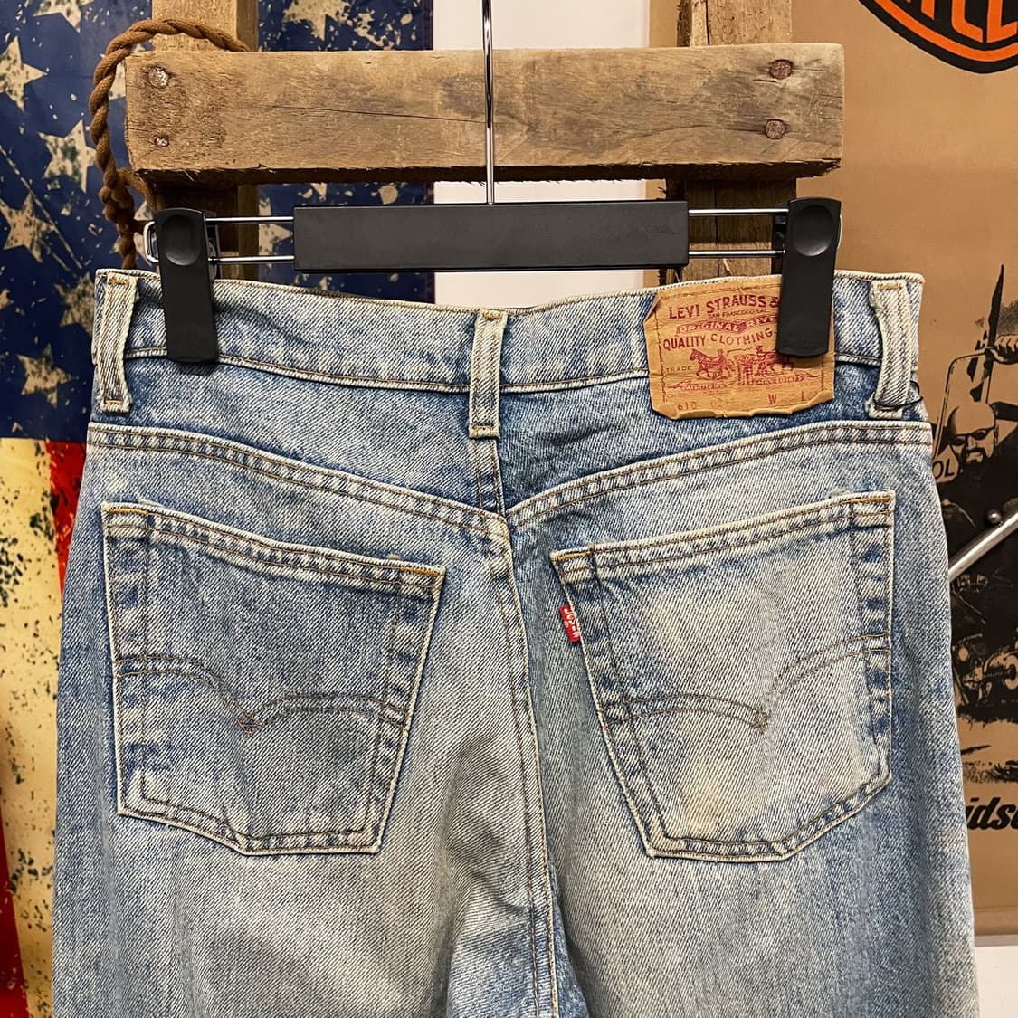 90s 리바이스 525 슬림 스트레이트 우먼 데님팬츠made in USA 상품이미지4