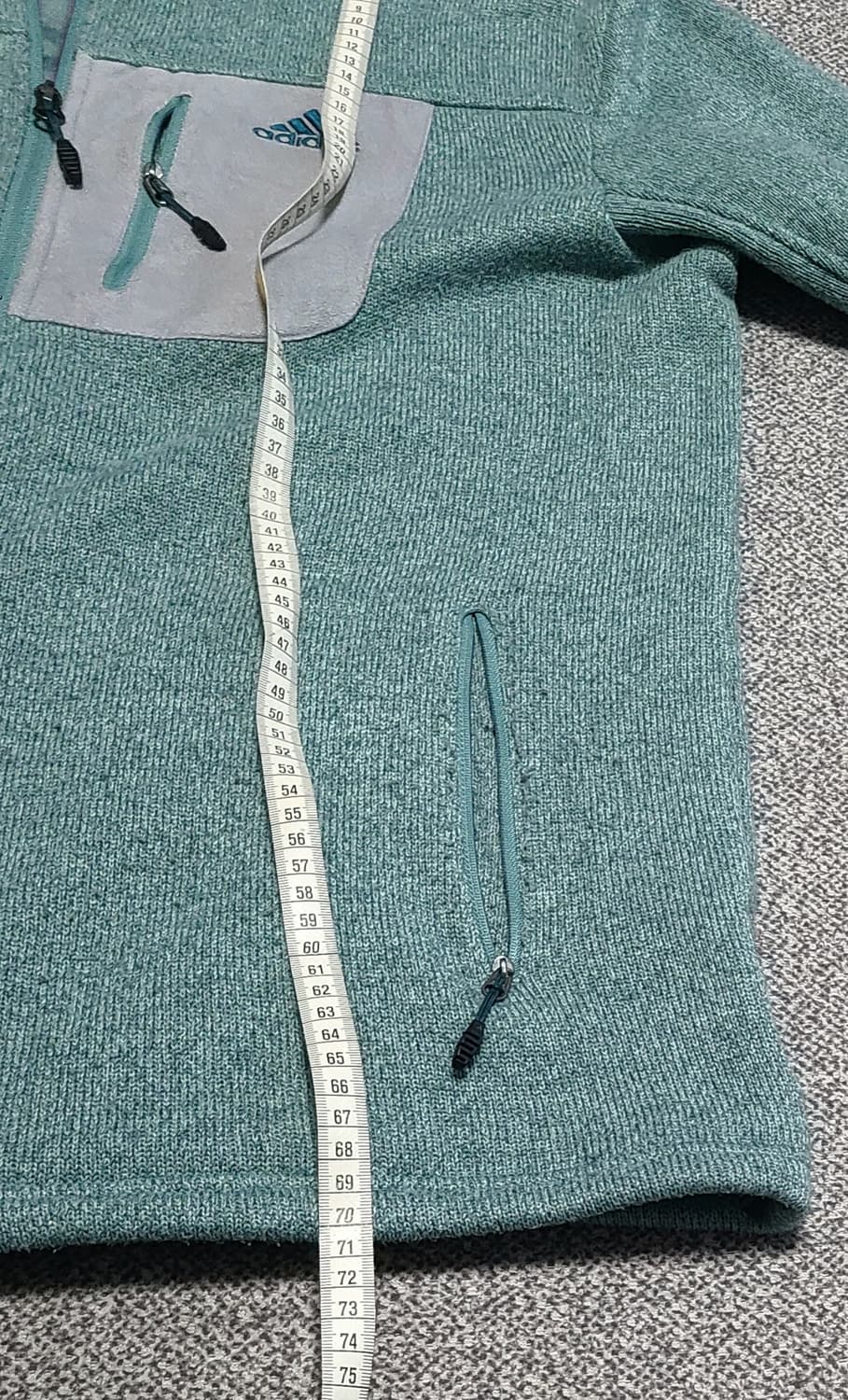 아디다스  멜란지 플리스 자켓  XXL  110 상품이미지4