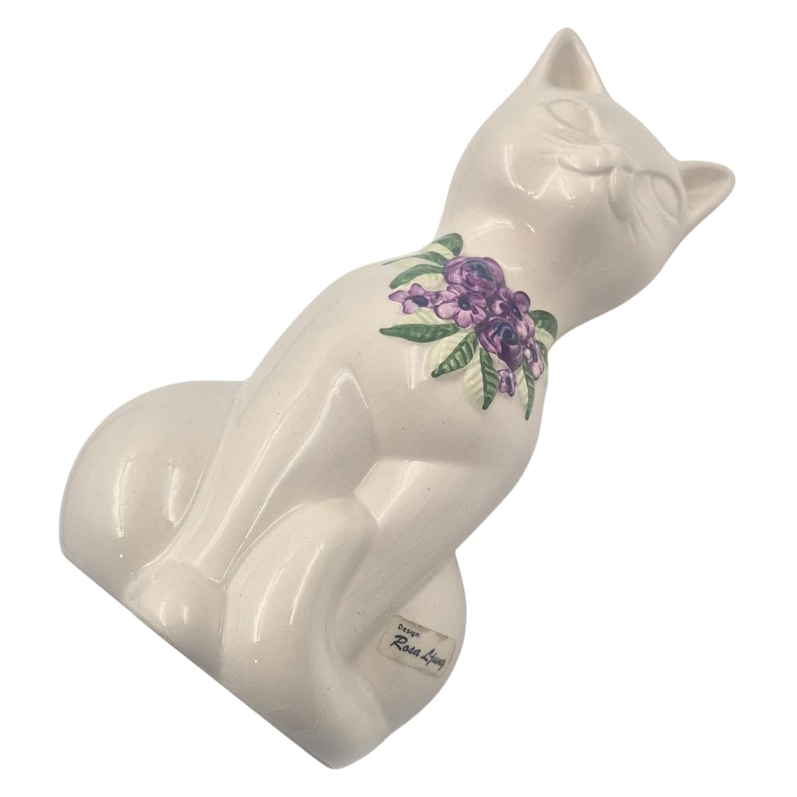 60s 스웨덴 핸드메이드 포셀린 고양이 피겨린 상품이미지4