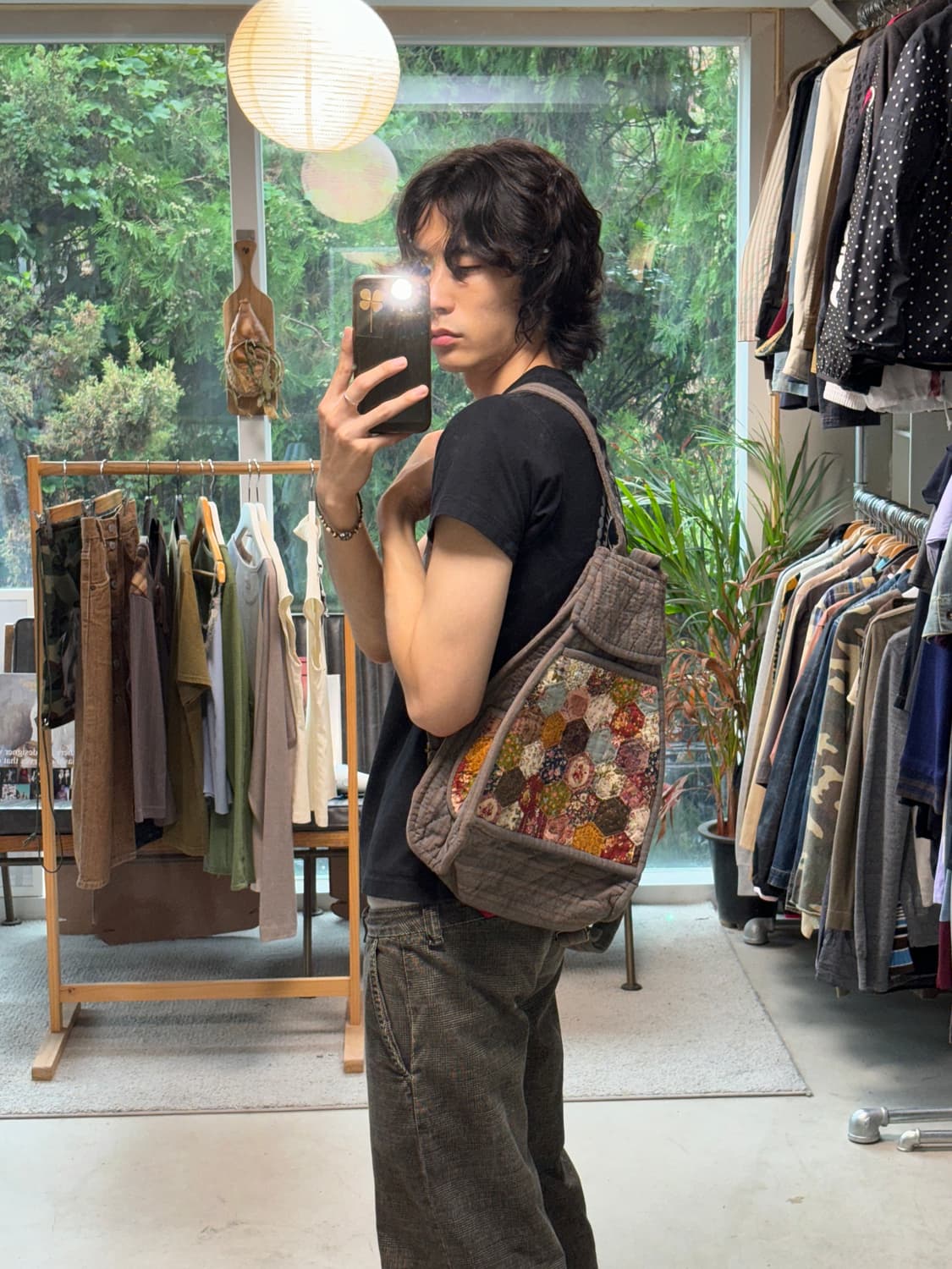 빈티지 패치워크 백팩 상품이미지4