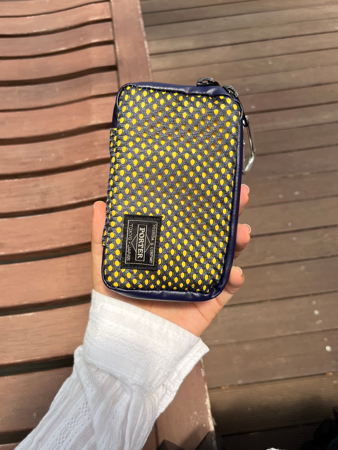Porter x Essential Design 포터 메쉬 파우치 지갑 상품이미지7