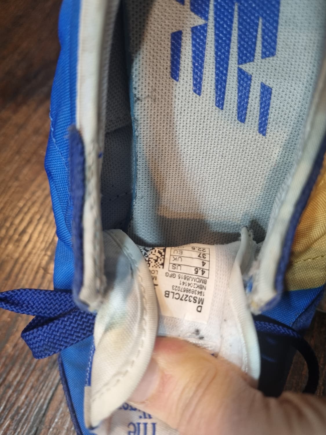 뉴발란스 327 블루/옐로우 225mm 운동화 상품이미지5